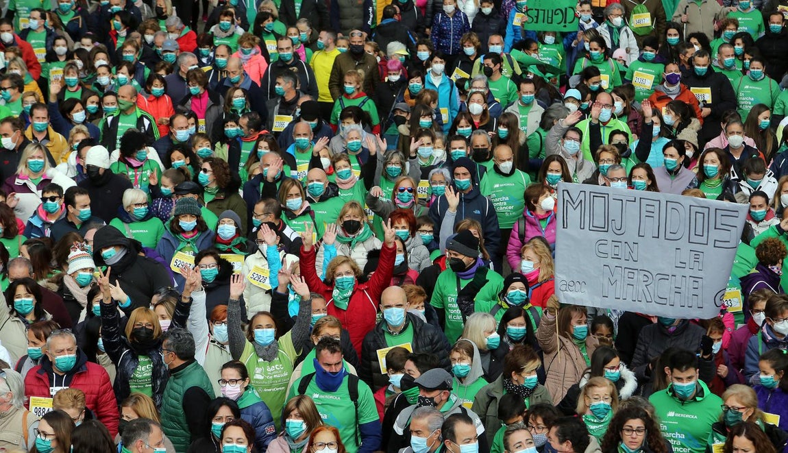 Fotogalería: Una marea verde de solidaridad para cambiar la historia en la lucha contra el cáncer