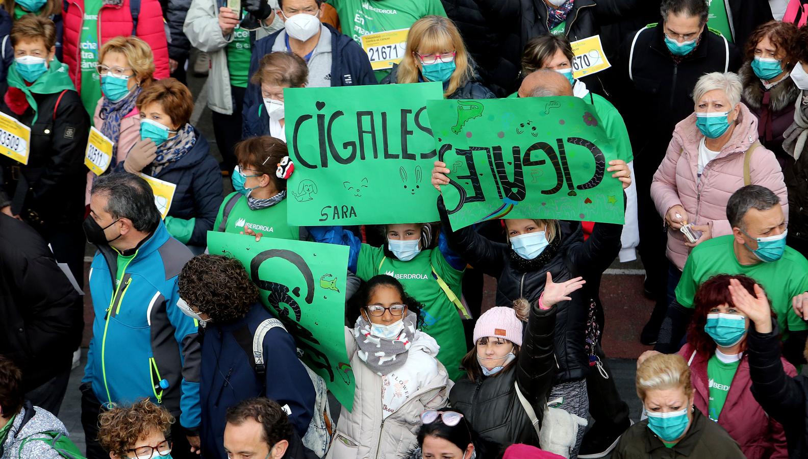 Fotogalería: Una marea verde de solidaridad para cambiar la historia en la lucha contra el cáncer