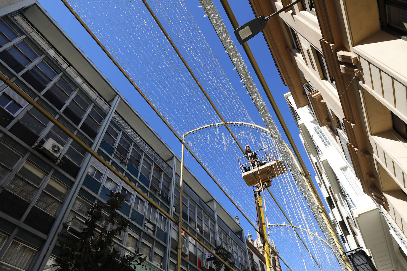 La instalación del espectáculo navideño de Córdoba, en imágenes