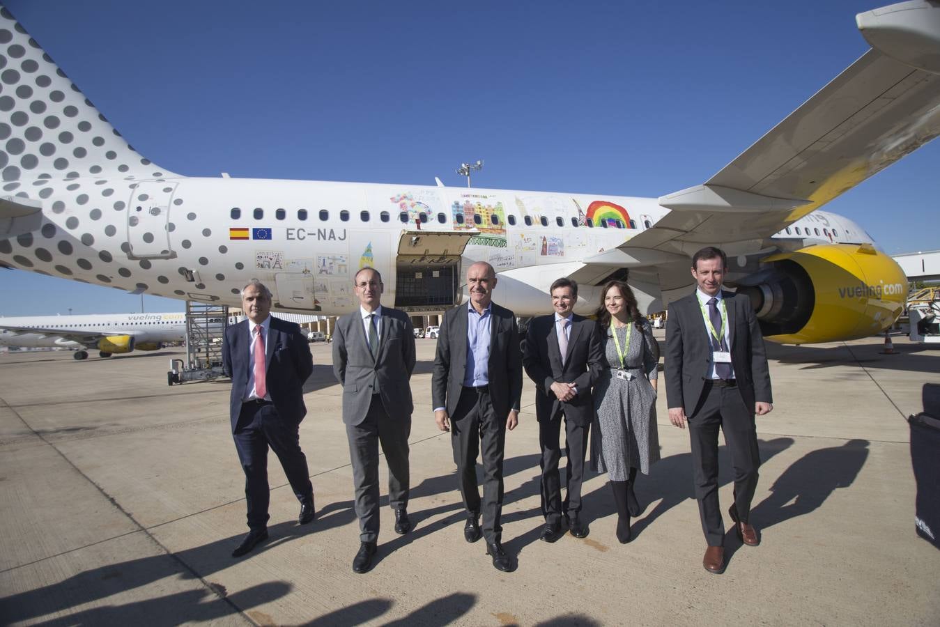 Sevilla es destino del primer vuelo ecológico, en imágenes