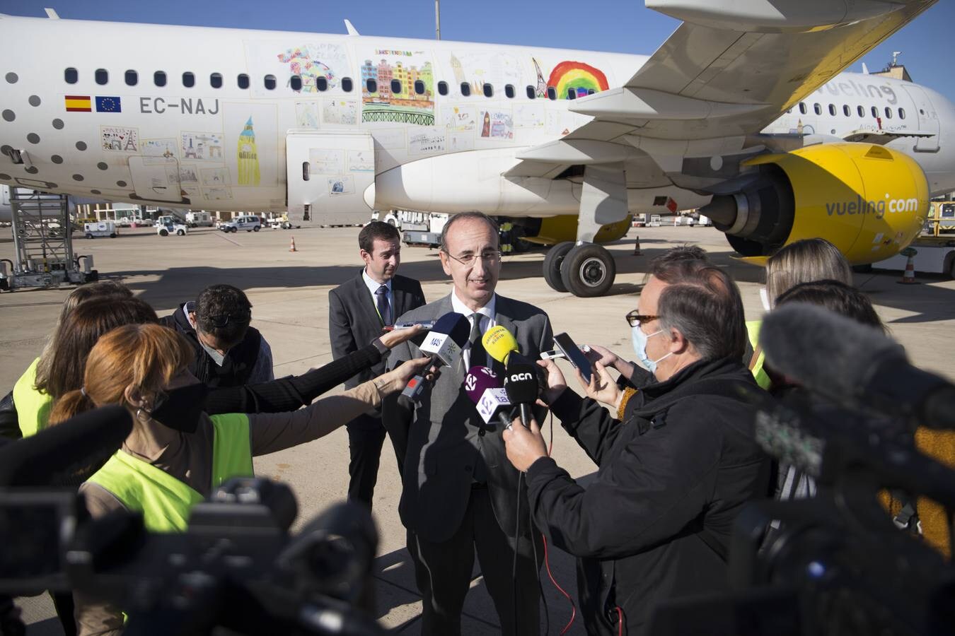 Sevilla es destino del primer vuelo propulsado con biocombustible