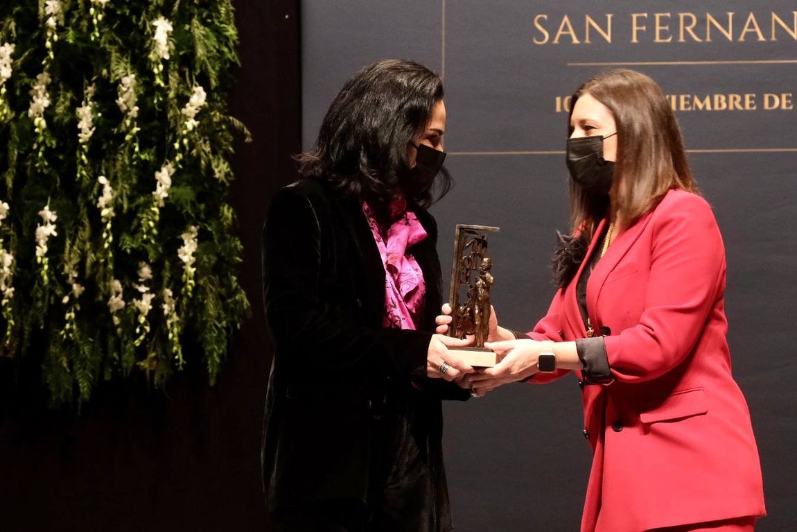 FOTOS: Lydia Cacho, Premio a la Libertad de Expresión y a los Valores Periodísticos del Ayuntamiento de San Fernando