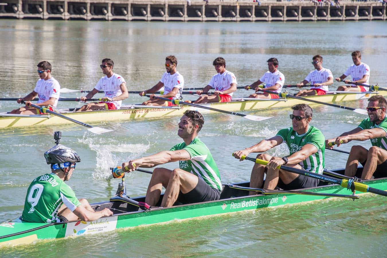 En imágenes, la 55ª edición de la Regata Sevilla-Betis