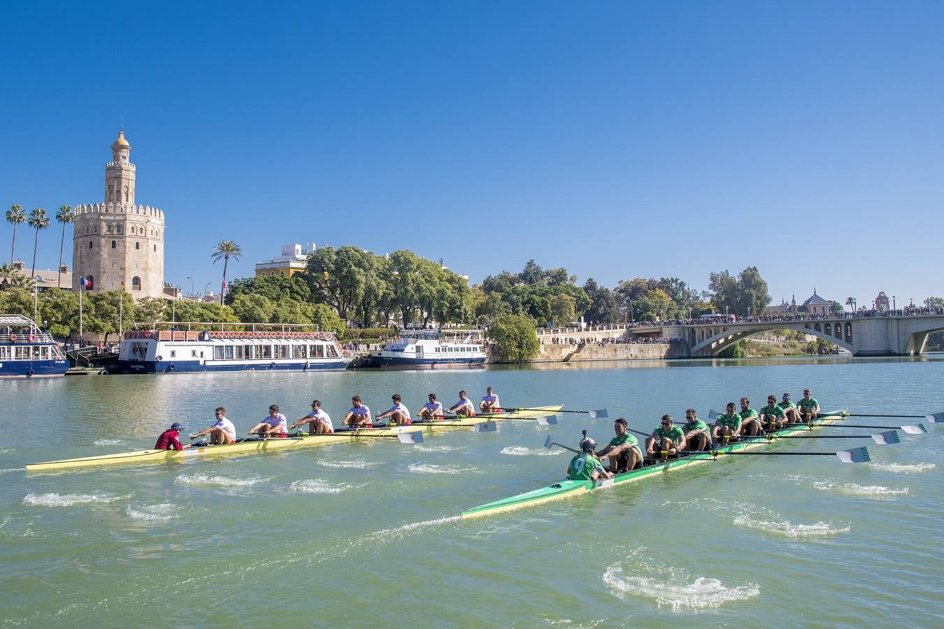 En imágenes, la 55ª edición de la Regata Sevilla-Betis