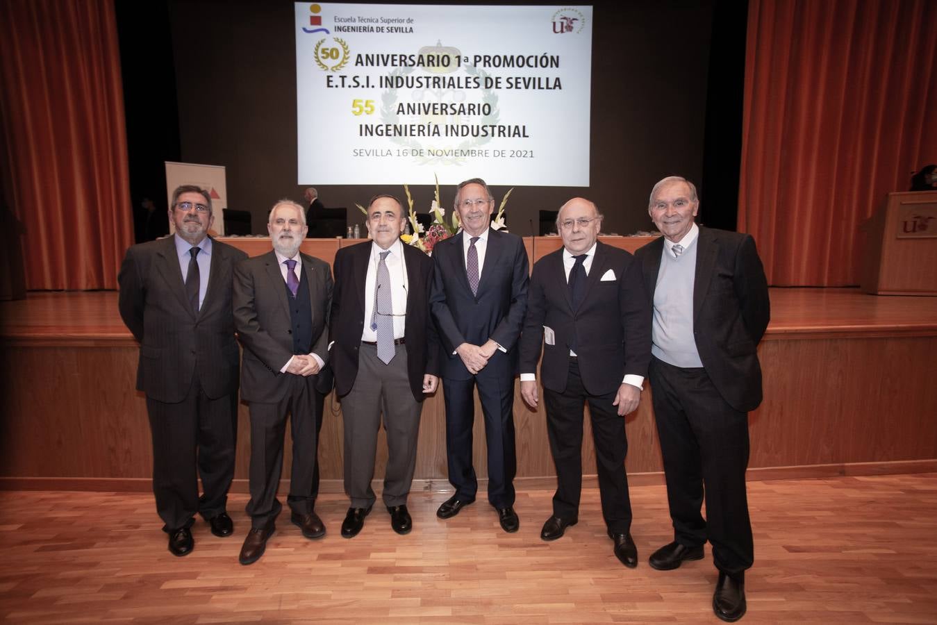 Connmemoración del 50 aniversario de la primera promoción de la Escuela Técnica Superior de Ingenieros Industriales  de Sevilla, en imágenes