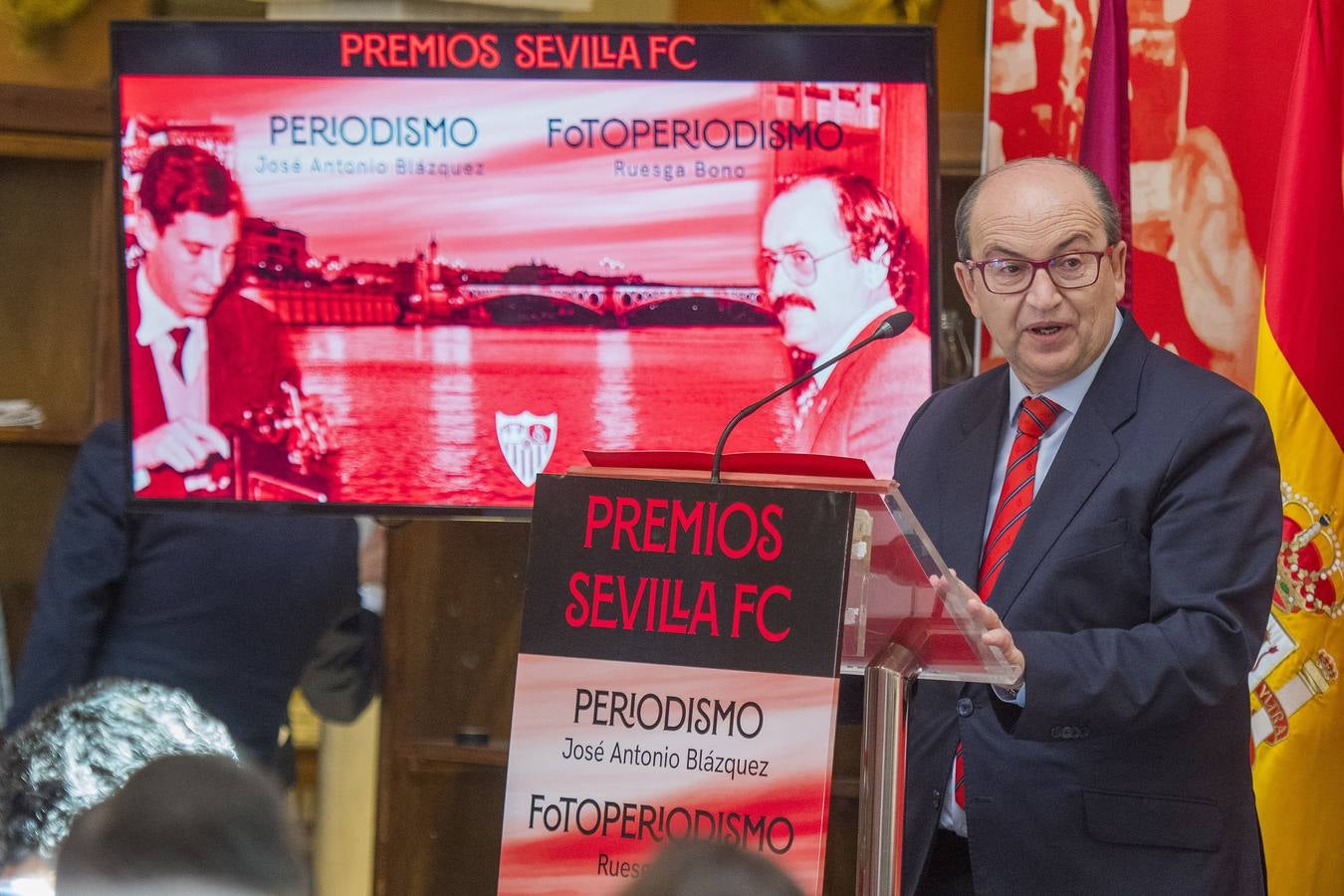 Entrega de los Premios José Antonio Blázquez y Manuel Ruesga Bono del Sevilla FC