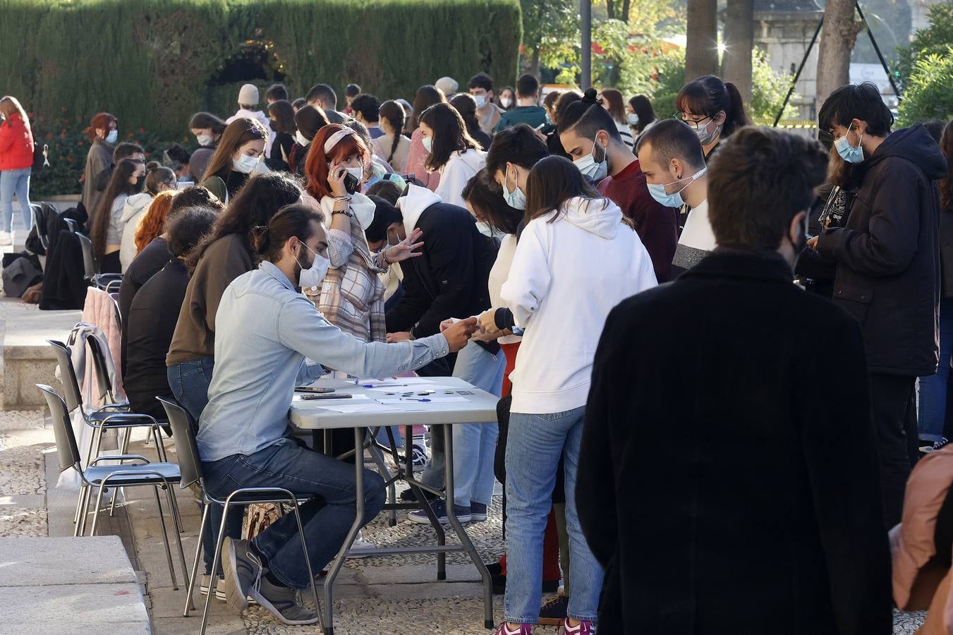 Movilización de los estudiantes de la Universidad de Sevilla, en imágenes