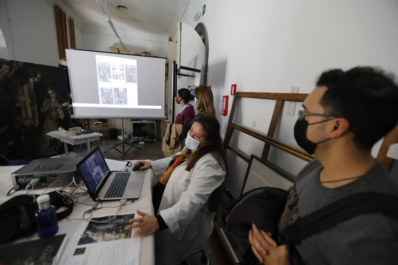 Así trabajan los restauradores del Museo de Bellas Artes de Córdoba, en imágenes