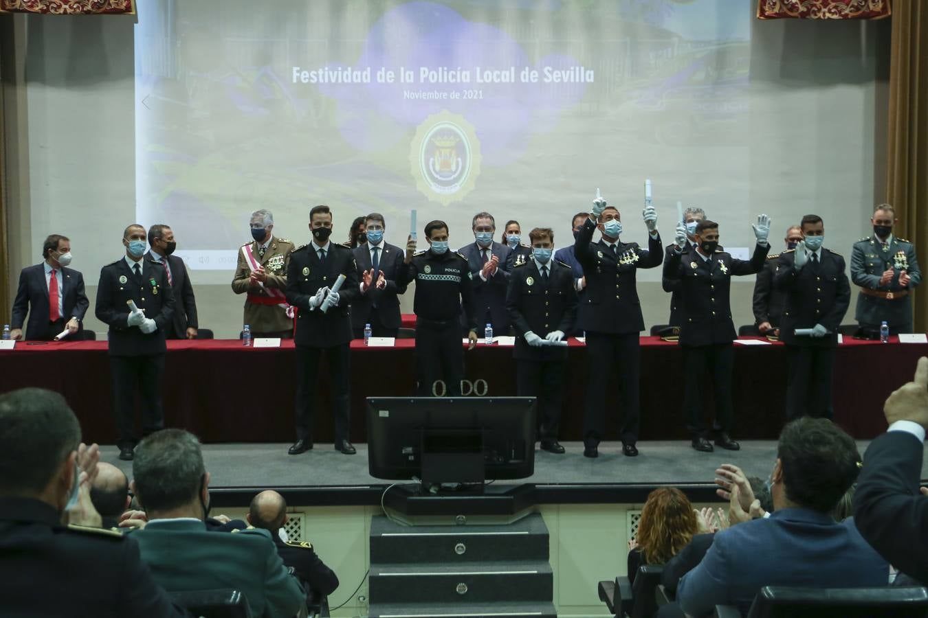 La Policía Local de Sevilla celebra el día de San Clemente