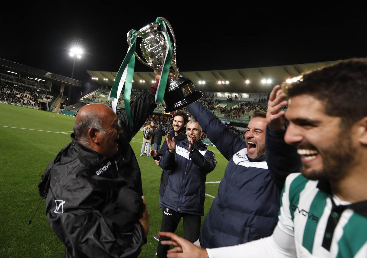 La celebración del título de campeón de Copa RFEF del Córdoba CF, en imágenes