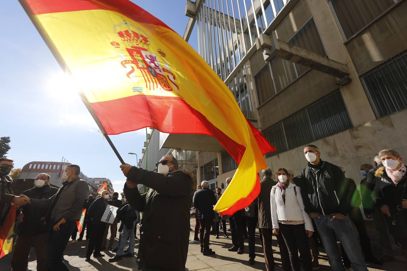 La manifestación de la plataforma &#039;No a la España insegura&#039;, en imágenes