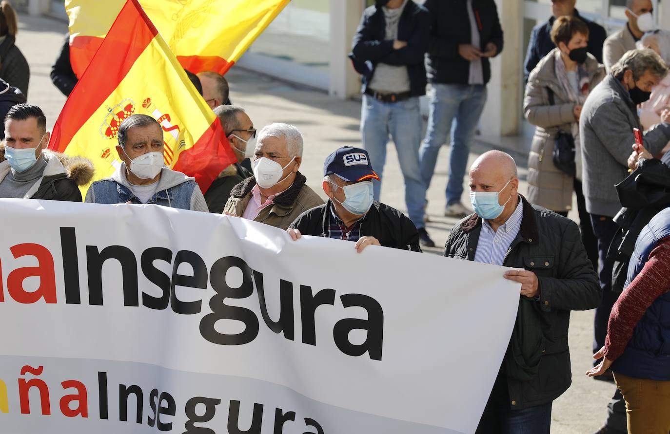 La manifestación de la plataforma &#039;No a la España insegura&#039;, en imágenes