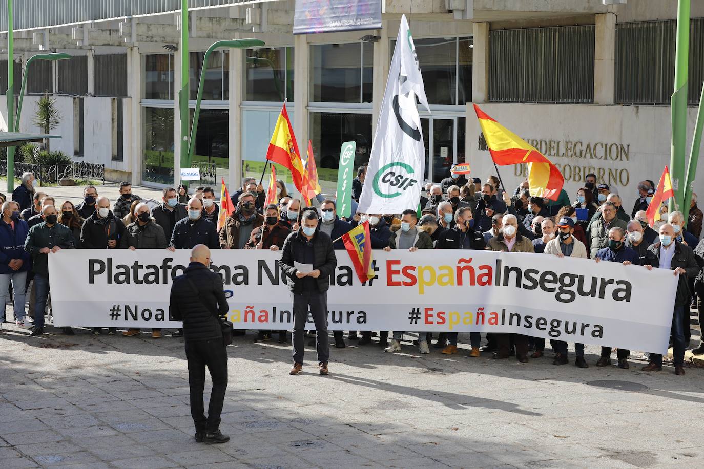 La manifestación de la plataforma &#039;No a la España insegura&#039;, en imágenes