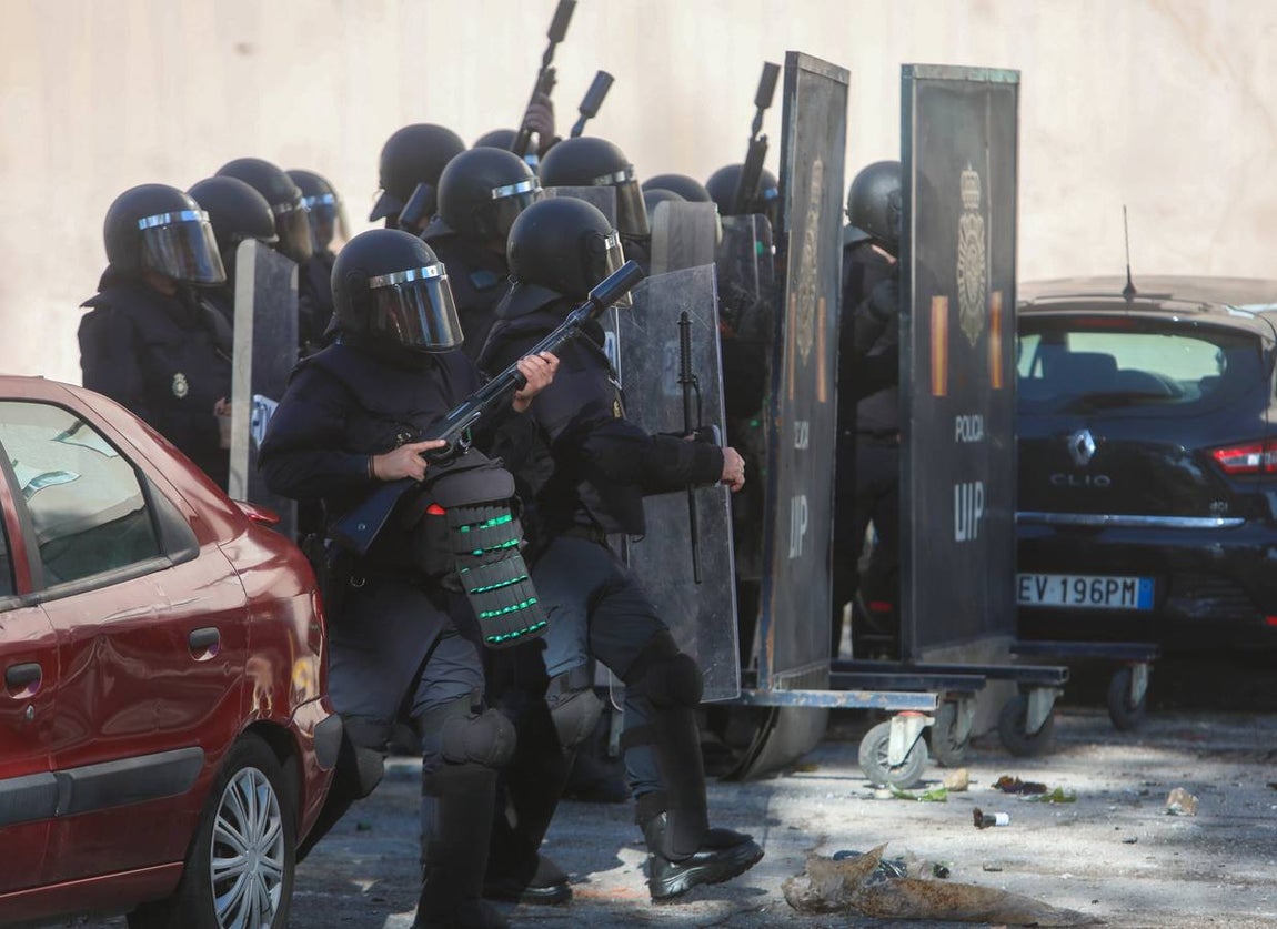 Un barrio de Cádiz, escenario de la batalla