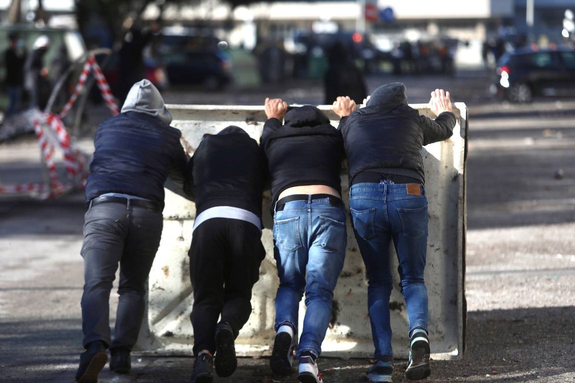 Un barrio de Cádiz, escenario de la batalla