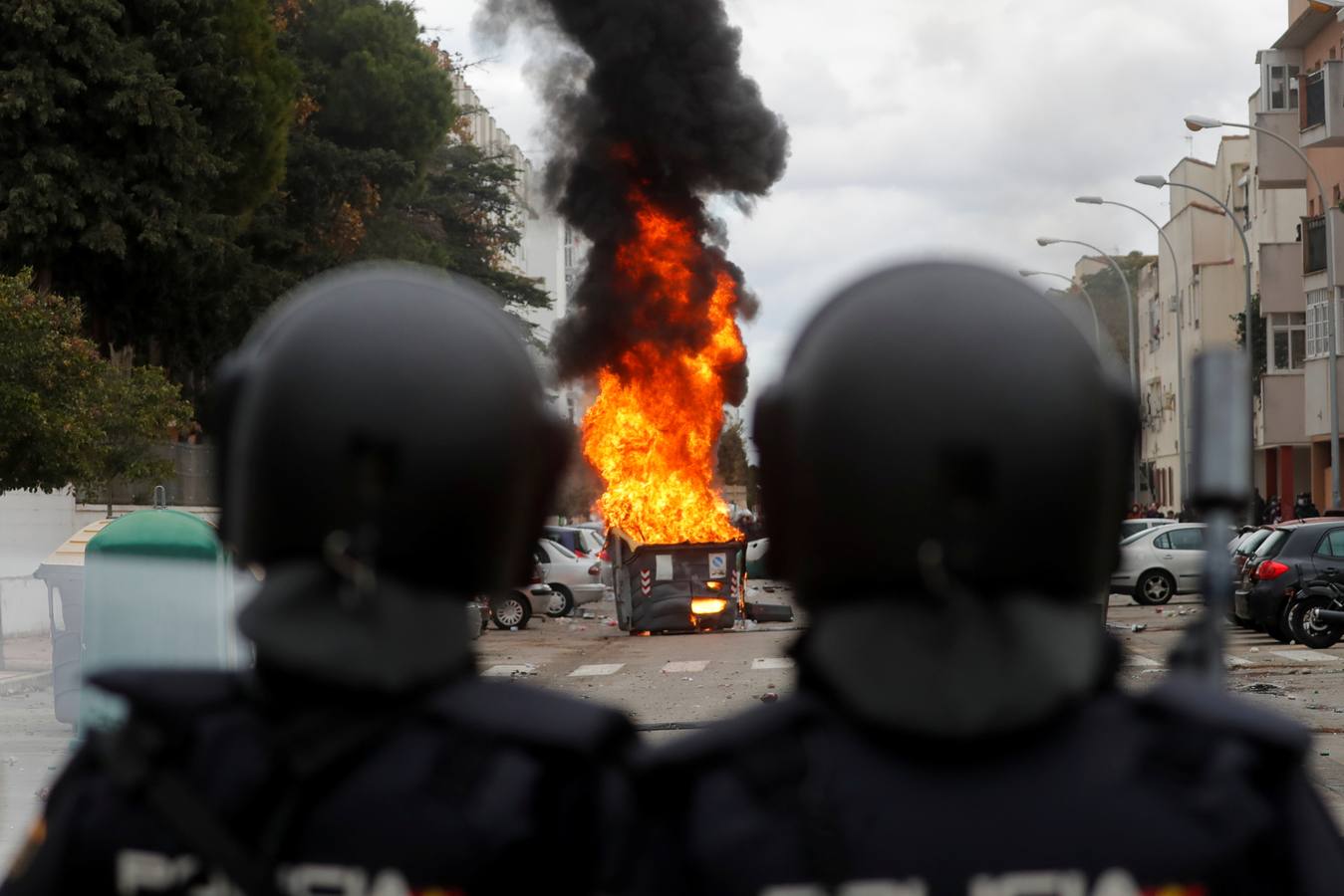 Un barrio de Cádiz, escenario de la batalla