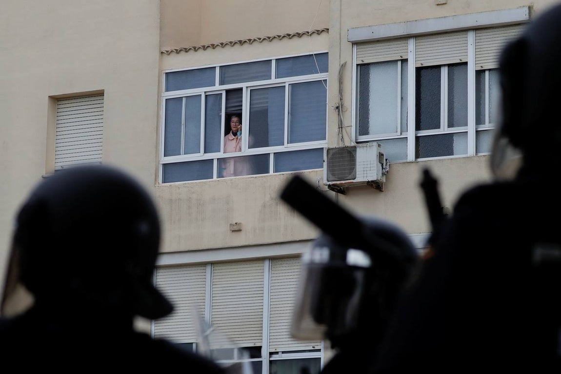 Un barrio de Cádiz, escenario de la batalla