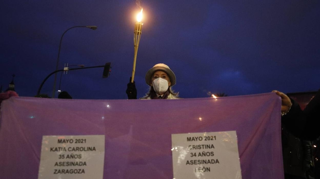 La manifestación contra la violencia machista en Córdoba, en imágenes