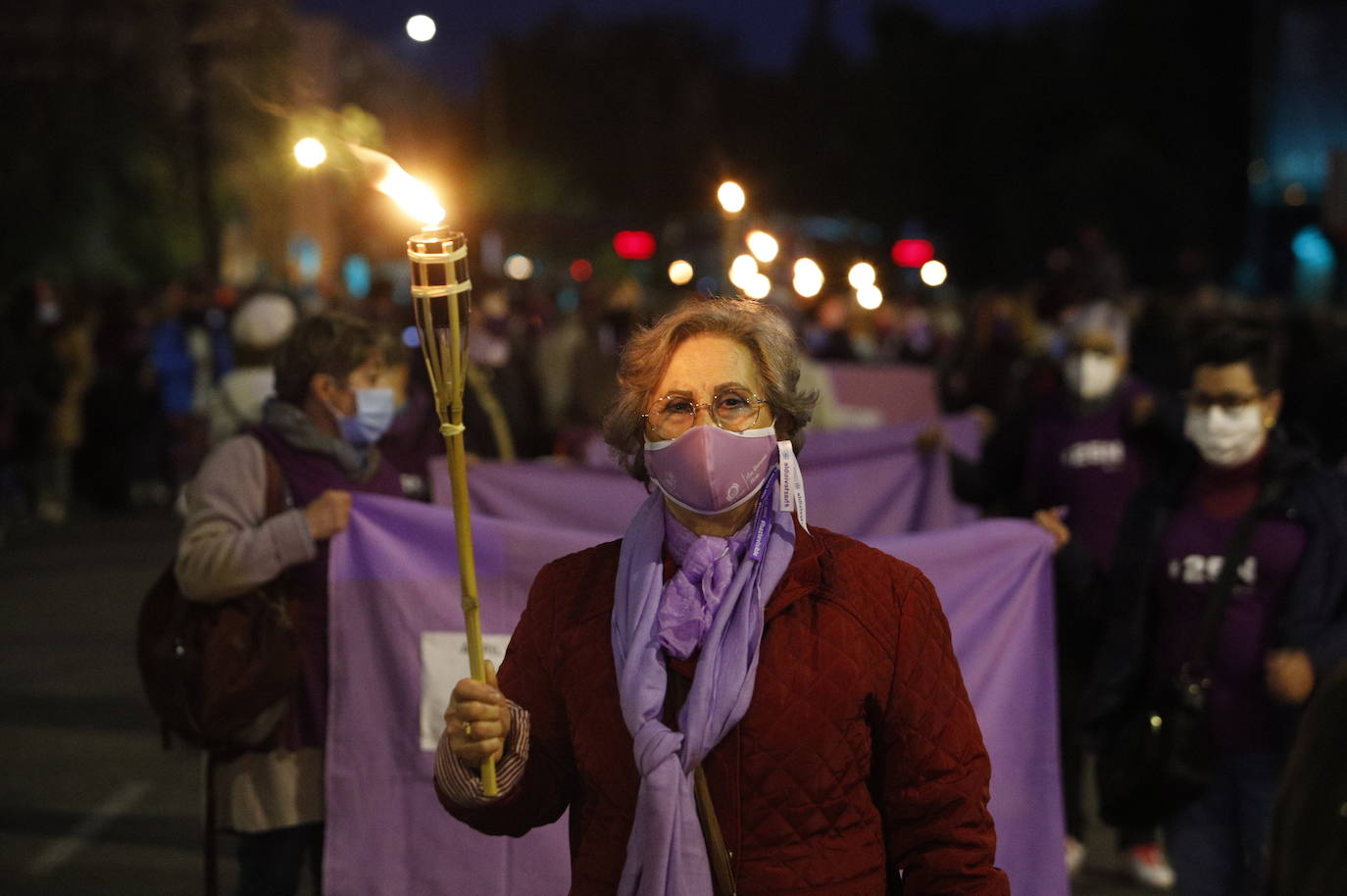 La manifestación contra la violencia machista en Córdoba, en imágenes