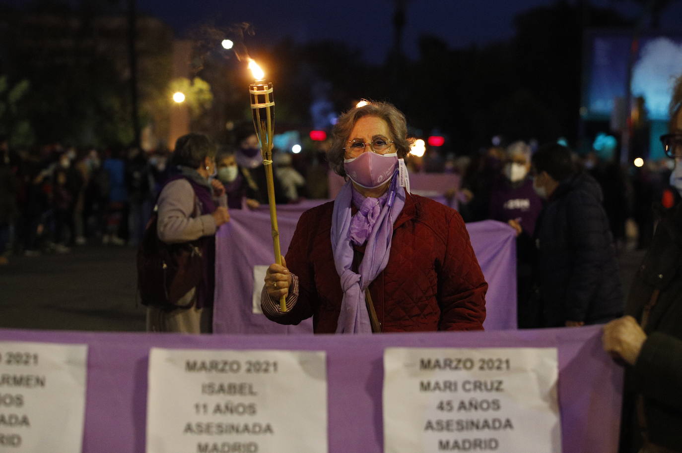 La manifestación contra la violencia machista en Córdoba, en imágenes