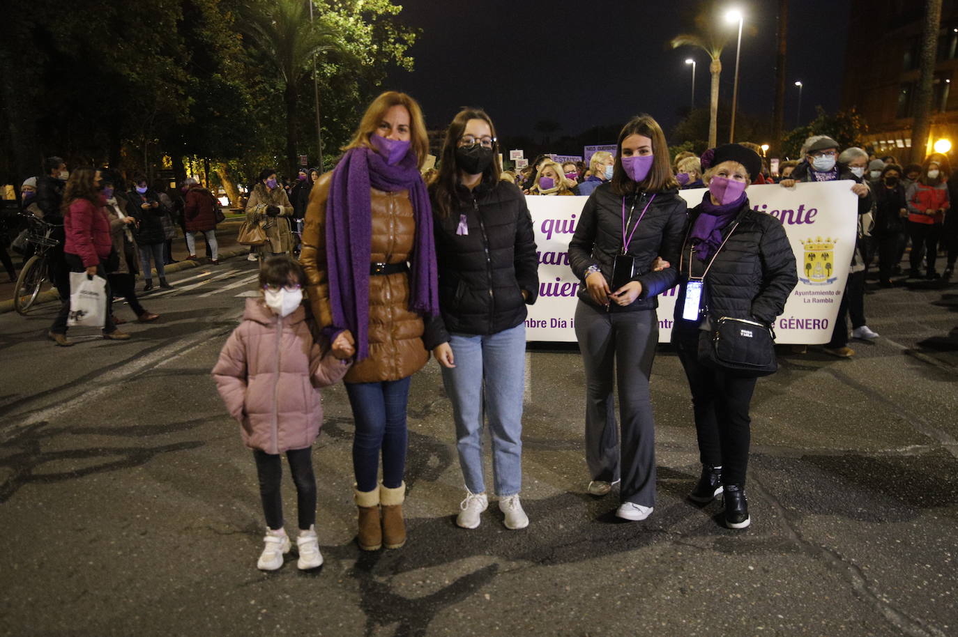 La manifestación contra la violencia machista en Córdoba, en imágenes