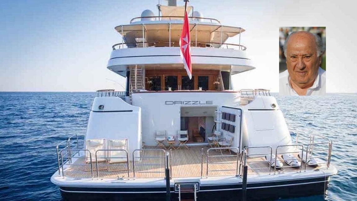 'Drizzle', el yate que Amancio Ortega vende por 76 millones. Amancio Ortega ha decidido poner a la venta uno de sus yates, y no, no se trata de una embarcación modesta, pues figura entre las 25 más caras del mundo que están actualmente buscando un nuevo dueño. Los 76 millones de euros que cuesta solo la ponen al alcance de unos pocos privilegiados y el motivo por el que el fundador de Inditex ha decidido prescindir de él también está relacionado con otro barco, pues parece que ha encargado la construcción de uno por 182 millones de euros (aunque tendrá que esperar hasta 2024 para poder disfrutarlo).