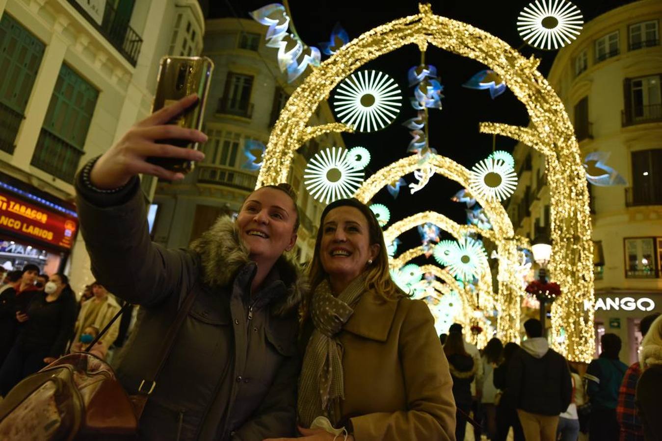 El encendido de las luces de Navidad de Málaga, en imágenes