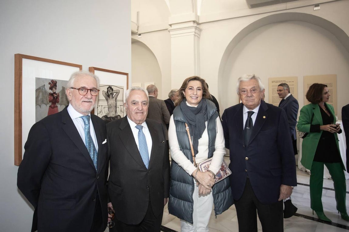 Antonio Arroyo, Manuel Contreras, Carmen Moreno y Francisco Herrero