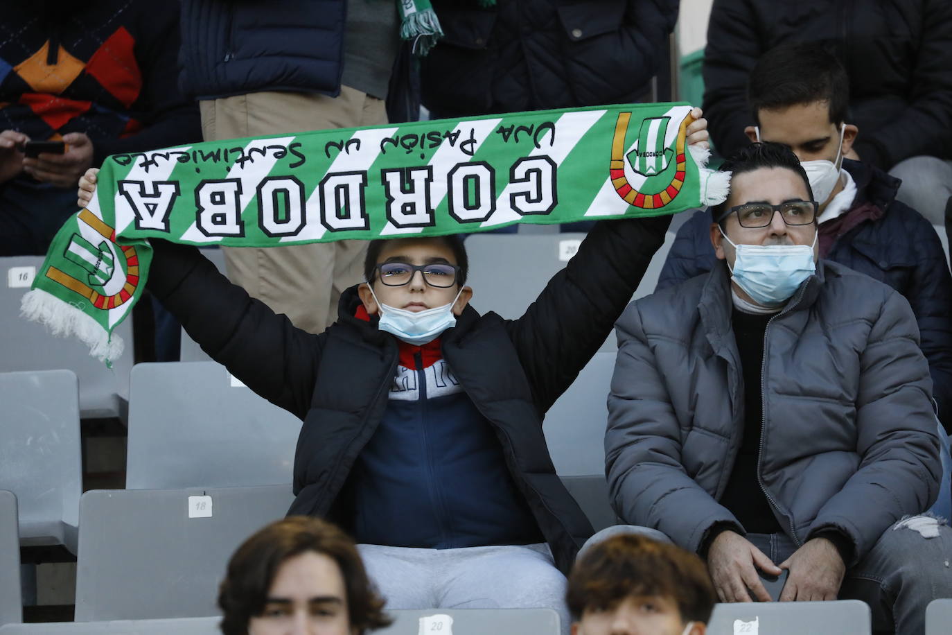 La grada disfruta de la goleada del Córdoba CF al Mérida, en imágenes