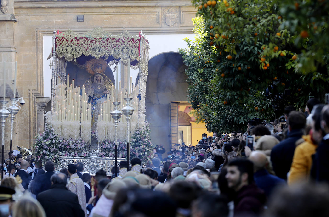 La procesión de acción de gracias de la Virgen de la Salud en Córdoba, en imágenes