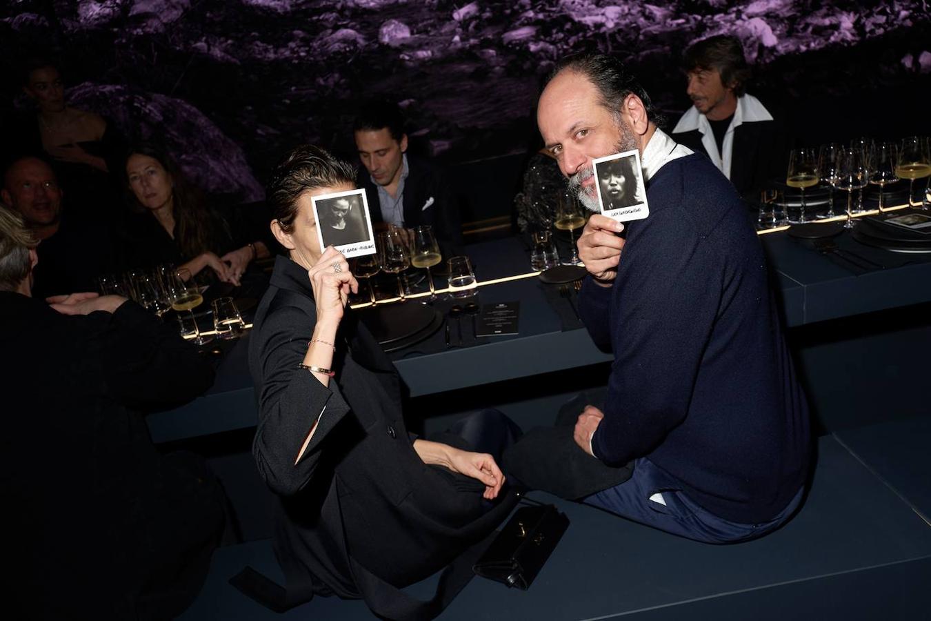 Ludivine Poiblanc y el cineasta Luca Guadanino. 