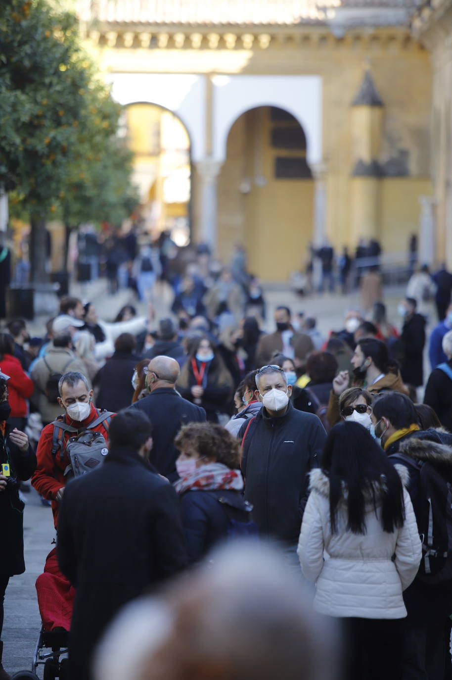 Los turistas durante el puente de la Inmaculada en Córdoba, en imágenes