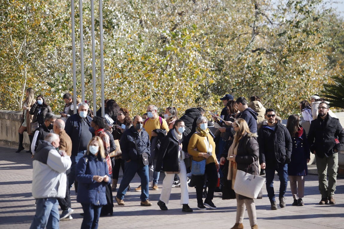 Los turistas durante el puente de la Inmaculada en Córdoba, en imágenes
