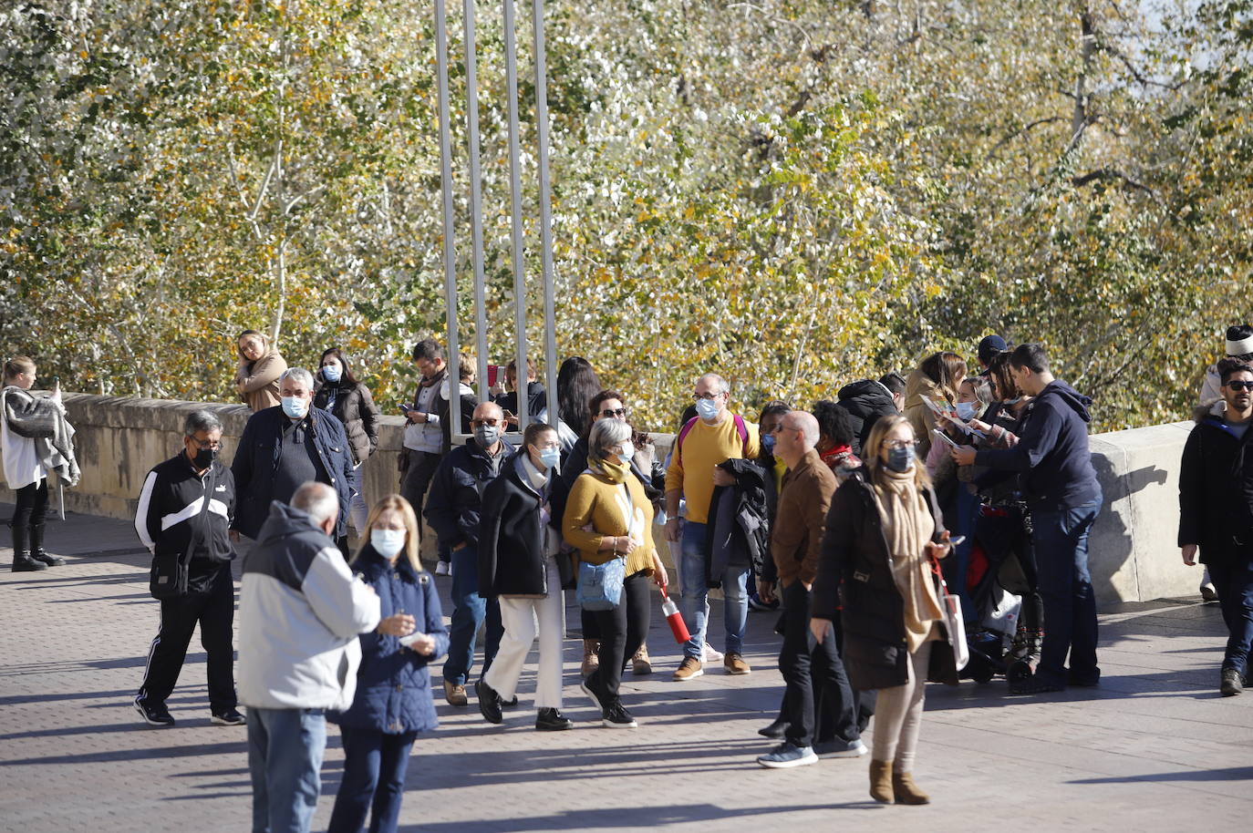 Los turistas durante el puente de la Inmaculada en Córdoba, en imágenes