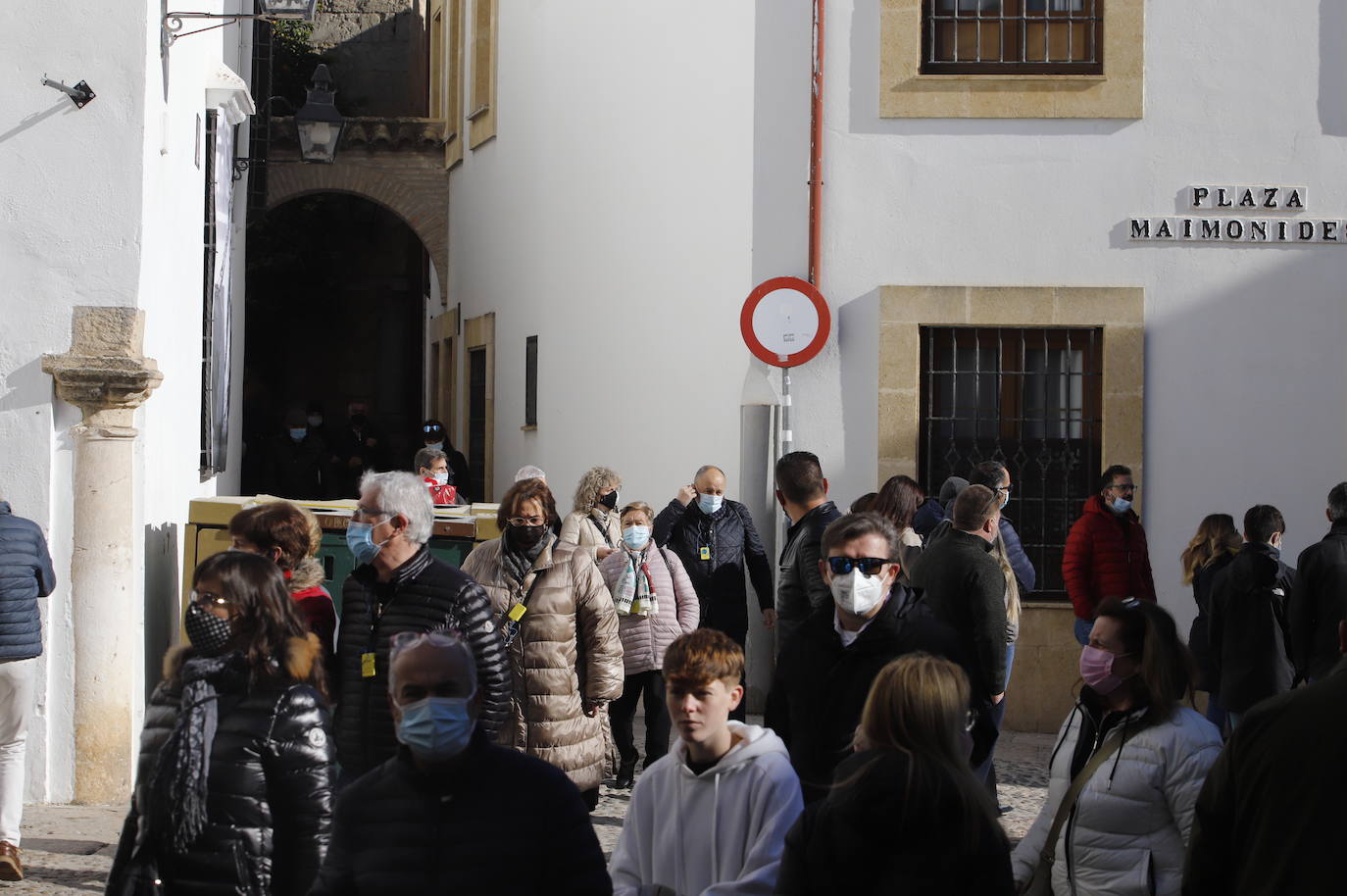 Los turistas durante el puente de la Inmaculada en Córdoba, en imágenes