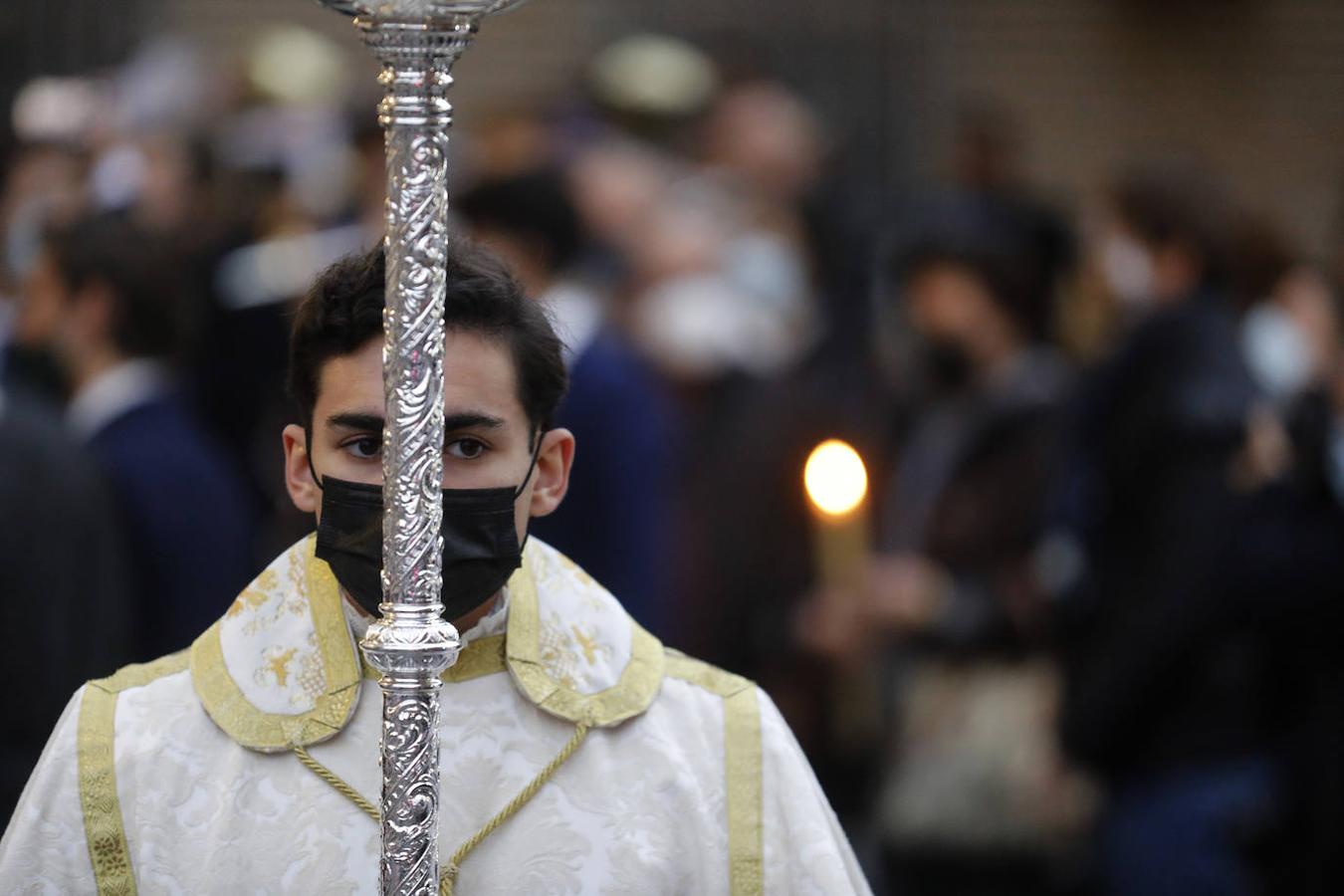 La procesión de la Inmaculada para la Vigilia de los Jóvenes en Córdoba, en imágenes