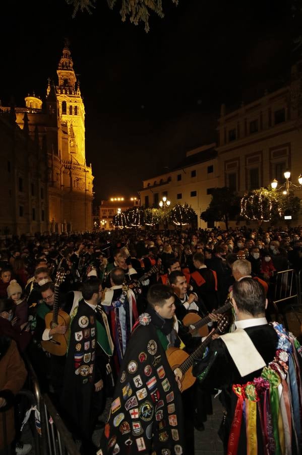 Las tunas le cantan a la Inmaculada