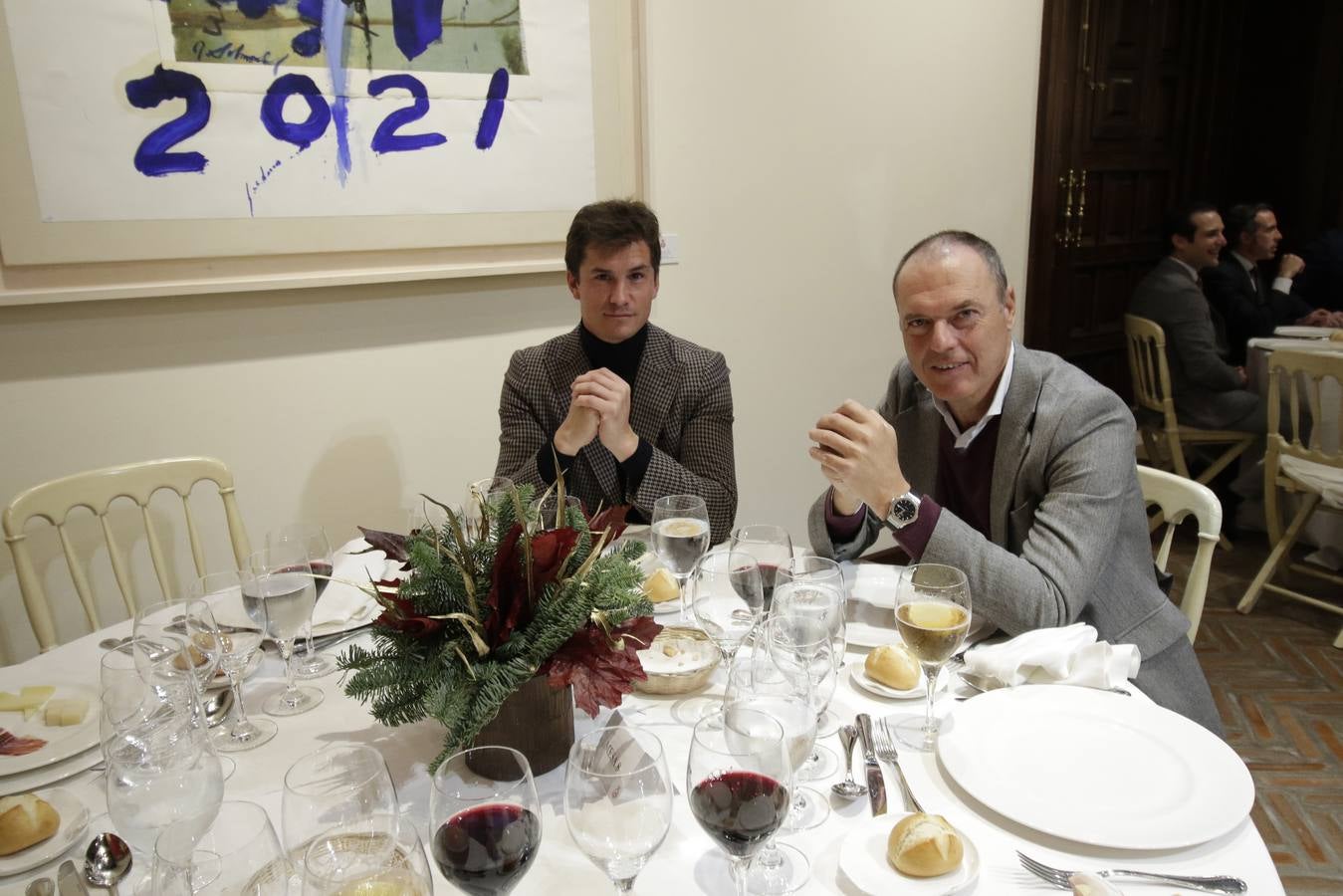 Almuerzo homenaje que la Real Maestranza ha dedicado a Curro Romero. JUAN FLORES