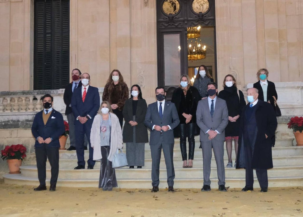 FOTOS: Reunión de Moreno y Marín con el Patronato de la Fundación Real Escuela Andaluza del Arte Ecuestre en Jerez