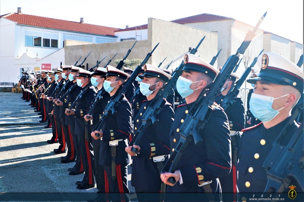 En imágenes: Honores al héroe de la Infantería de Marina Martín Álvarez