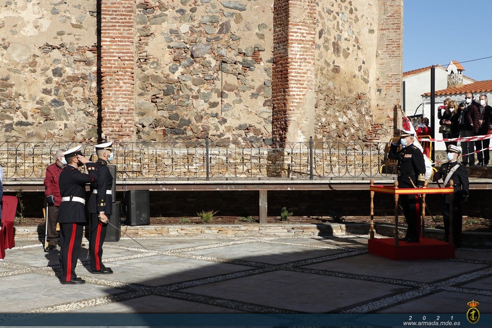 En imágenes: Honores al héroe de la Infantería de Marina Martín Álvarez