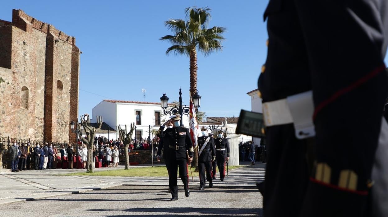 En imágenes: Honores al héroe de la Infantería de Marina Martín Álvarez