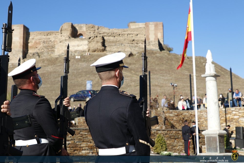 En imágenes: Honores al héroe de la Infantería de Marina Martín Álvarez