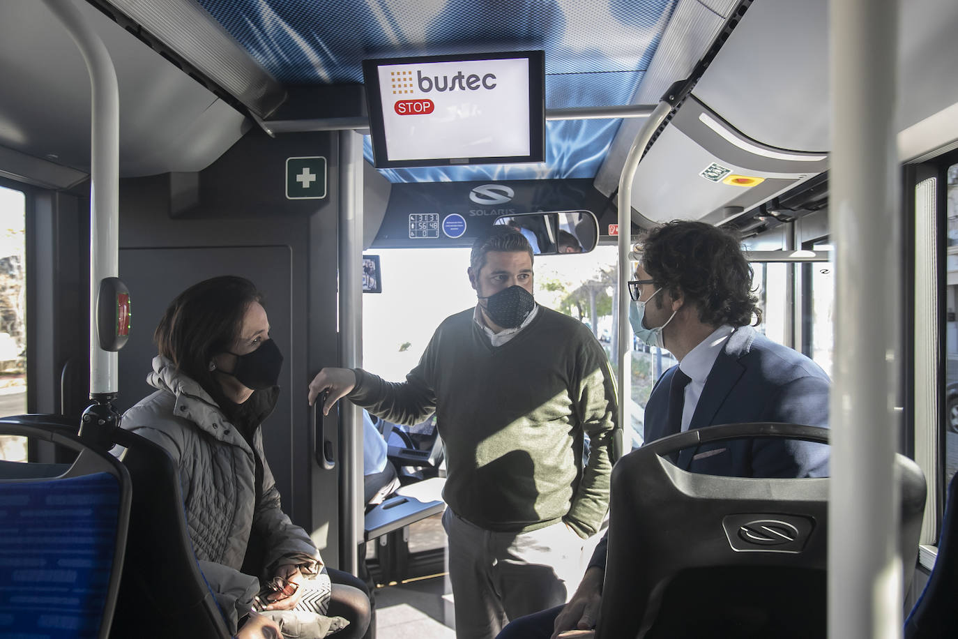 El nuevo autobús de hidrógeno de Córdoba, en imágenes