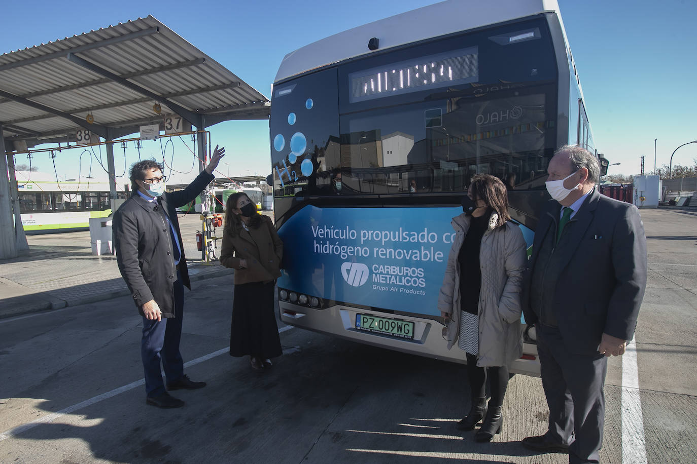 El nuevo autobús de hidrógeno de Córdoba, en imágenes