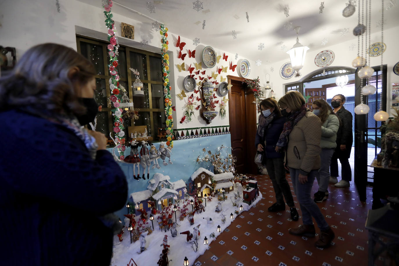 La apertura de los Patios de Córdoba en Navidad, en imágenes