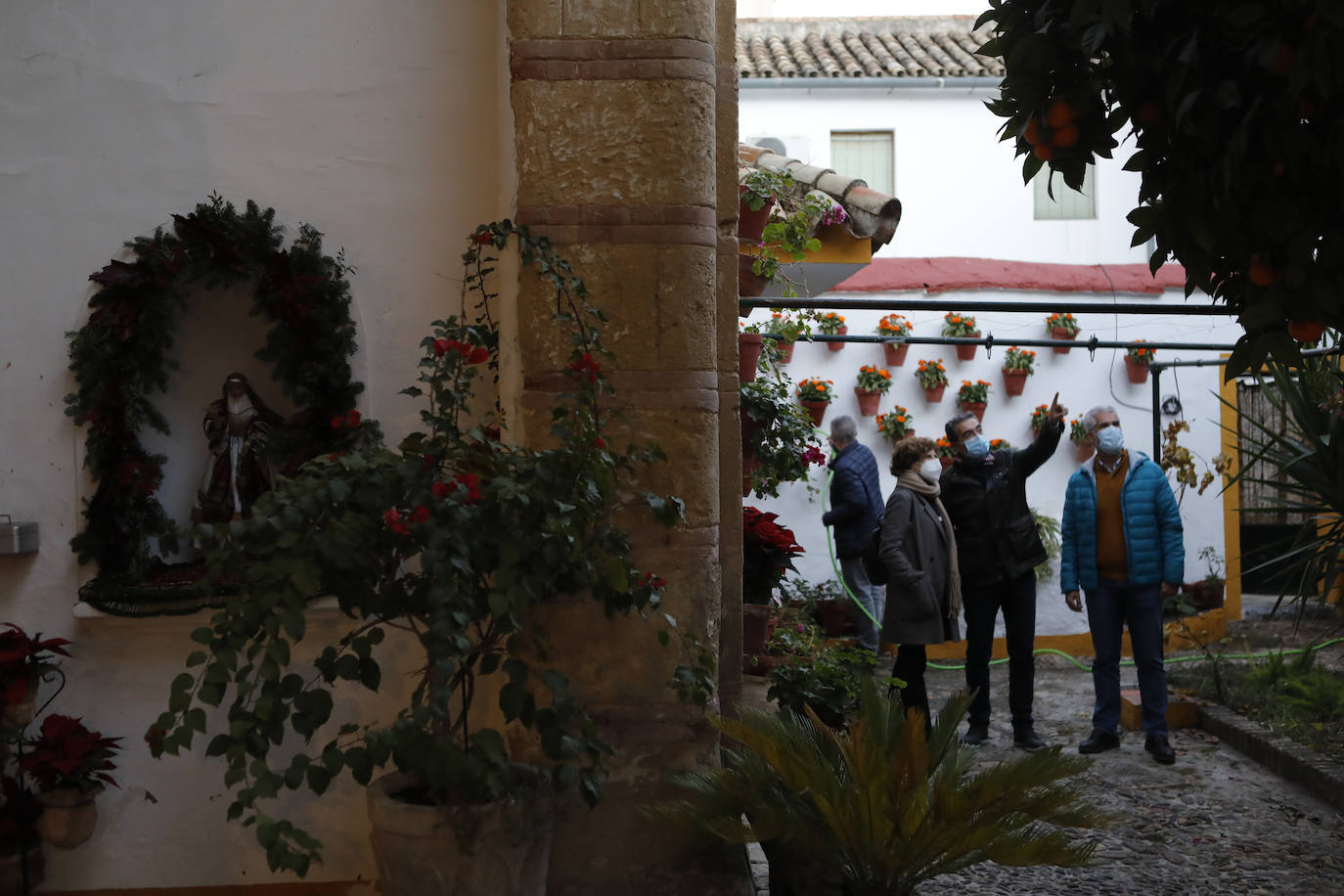 La apertura de los Patios de Córdoba en Navidad, en imágenes