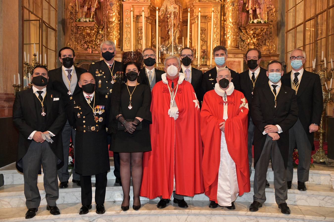 FOTOS: Así ha sido la ceremonia de ingreso de los nuevos miembros de Caballeros Hospitalarios en Cádiz