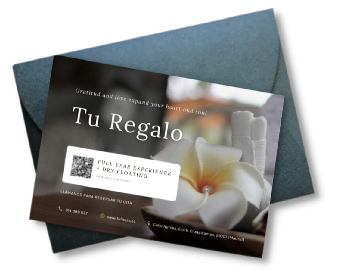 La experiencia que merece. El mimo, el autocuidado y dedicar tu vida y tu tiempo a tu bienestar, es un derecho al que nadie tiene por qué renunciar. Fulness Spa del Úrsula Calvo Center ha preparado unas tarjetas regalo personalizables que podrás adquirir en su tienda online o en su centro. Lo puedes encontrar en fulness.es.