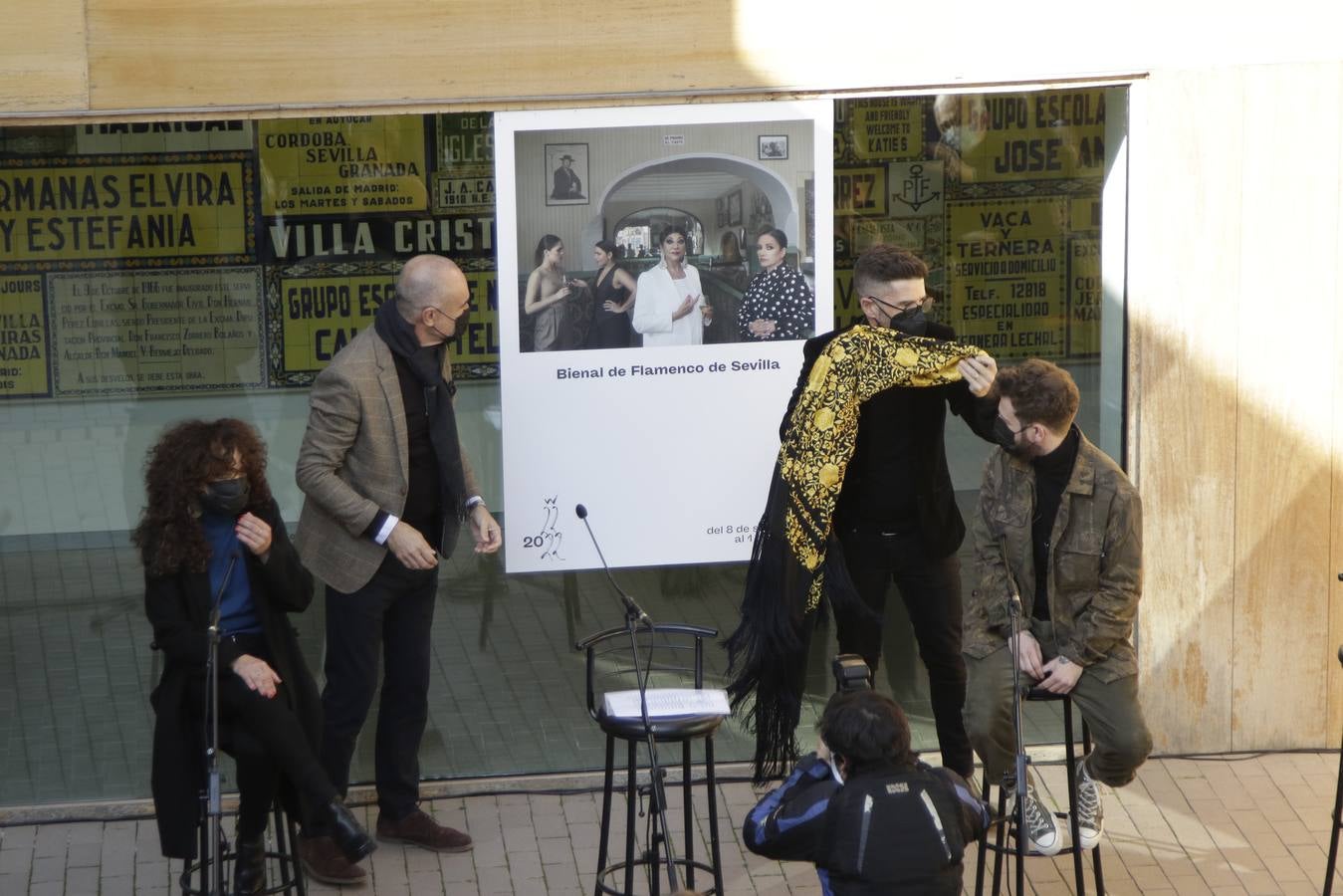 Presentación del cartel de la Bienal de Flamenco de Sevilla. JUAN FLORES